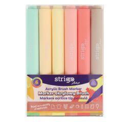 Akrylové popisovače STRIGO 6ks SET 5