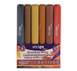 Akrylové popisovače STRIGO 6ks SET 5