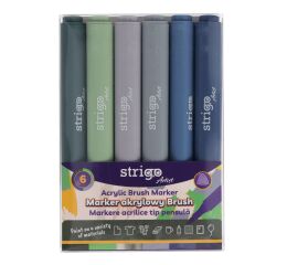 Akrylové popisovače STRIGO 6ks SET 8
