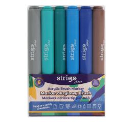 Akrylové popisovače STRIGO 6ks SET 9