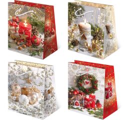 Vánoční papírová taška T-17L sestava 41