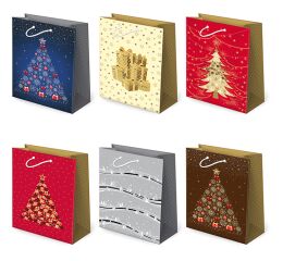 Vánoční papírová taška T-16L Avantgarde sestava S2