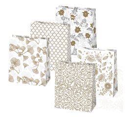 Papírová taška PM T4 sestava 106 s brokátem