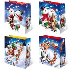 Vánoční papírová taška T-8L sestava 33