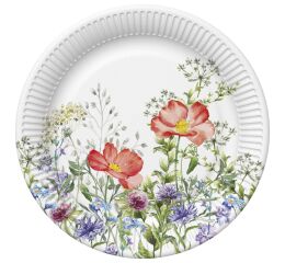 Papírový talíř malý - Meadow in June