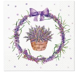 Ubrousky PAW TETE L (20ks) Lavender Basket