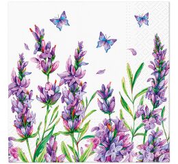 Ubrousky PAW TETE L (20ks) Lavender Butterfly