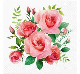 Ubrousky PAW TETE L (20ks) Bouquet of Roses