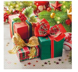 Ubrousky vánoční Gifts with Bow