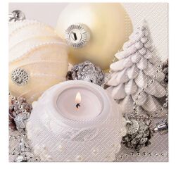 Ubrousky PAW TETE L (20ks) Christmas White