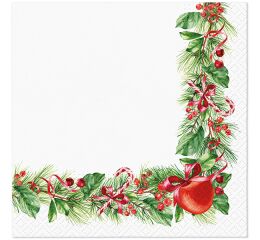 Ubrousky PAW TETE L (20ks) Christmas Branches Decor