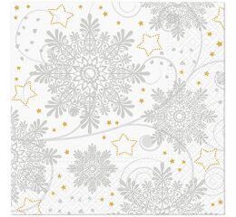 Ubrousky PAW TETE L (20ks) Snowflakes