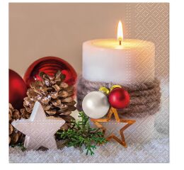 Ubrousky PAW TETE L (20ks) Holiday Candle
