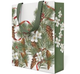 Vánoční papírová taška Anna Style TX1 156 střední