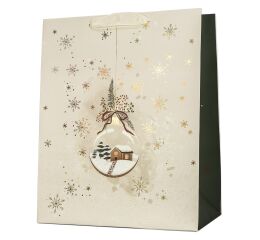 Vánoční papírová taška Anna Style TX1 227 střední