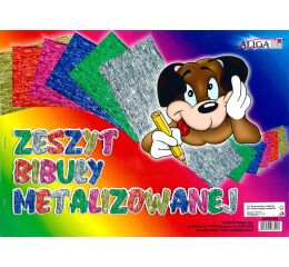 Barevný papír - krepový metalický B4/8