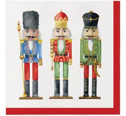 Papírový ubrousek Airlaid Nutcrackers Soldiers