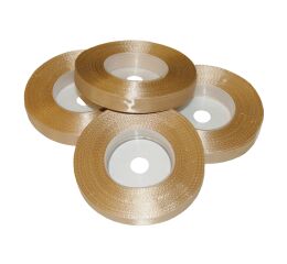 Atlasová stuha 38 mm hnědá - 17