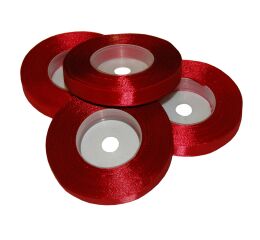 Stuha 12 mm 32 m tmavě červená "25" ALIGA