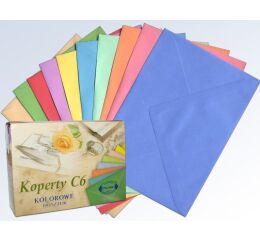 Barevná obálka C6 mix barev