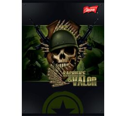 Sešit A5 60 listů Military link.