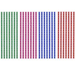 Kamínky samolepící mix