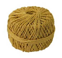 Kordonetka zlatá 1 mm 20 m se zlatou nití