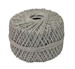 Kordonetka stříbrná 1 mm 20 m se zlatou nití