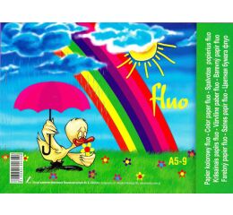 Barevný papír - Fluo A5