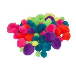 Bambule 10 - 25 mm neonový mix 78 ks