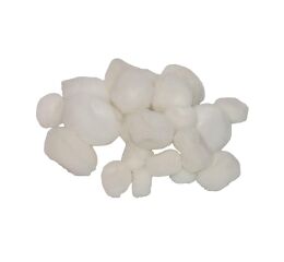 Bambule 10 - 25 mm bílé 25 ks