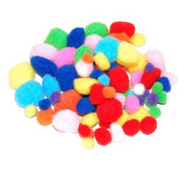 Bambule 10 - 25 mm barevné 78 ks