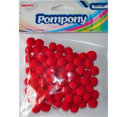 Bambule 10 mm červené 100 ks