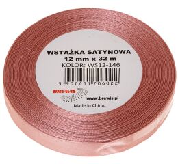 Atlasová stuha 38 mm starorůžová - 146