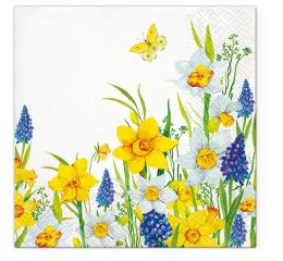 Ubrousky PAW TETE L (20ks) Spring Daffodills