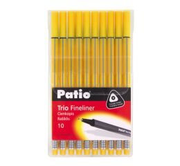 Popisovač Patio TRIO 10ks  žlutá