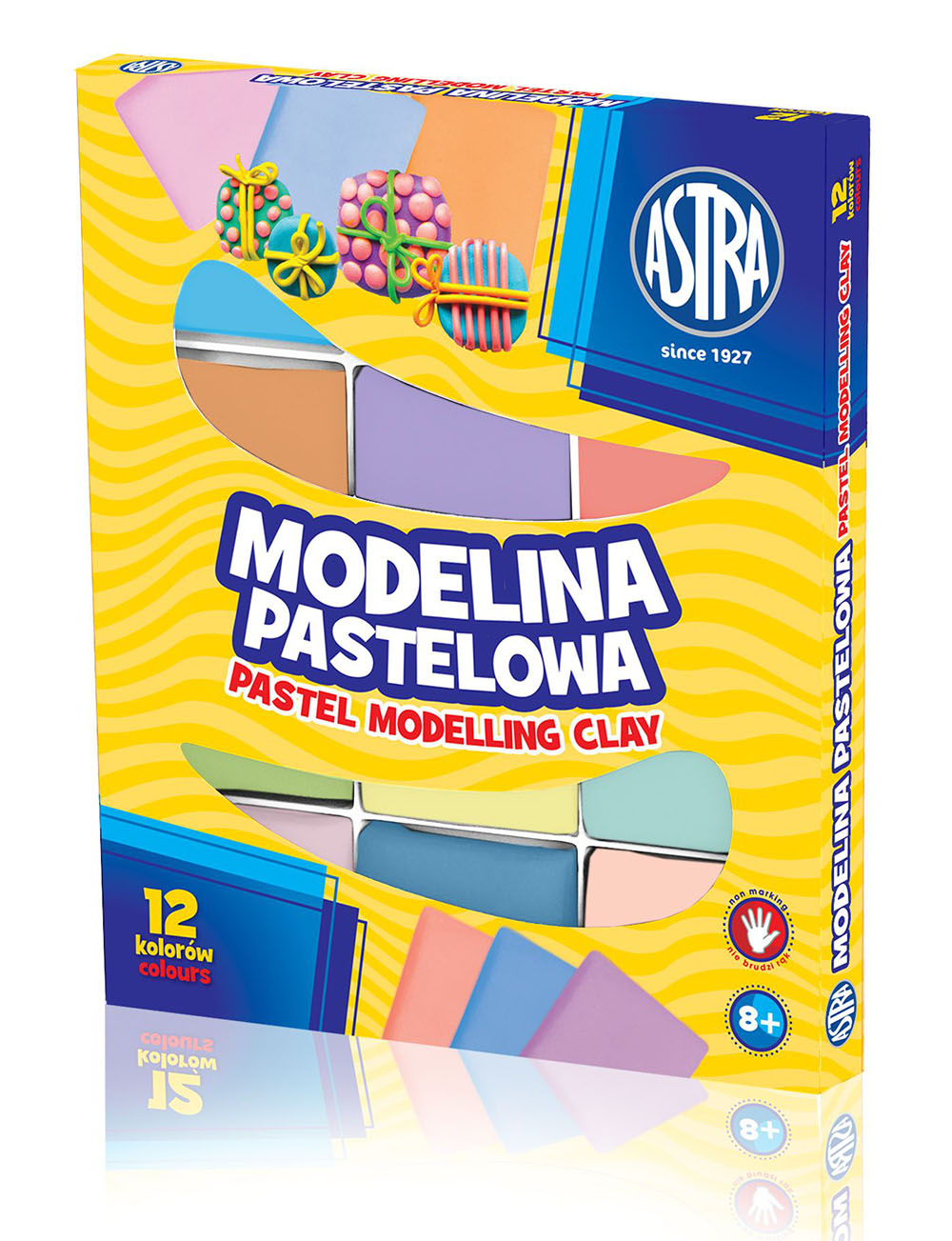 ASTRA Modelina 12 barev pastelová