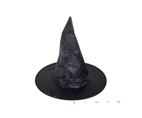 Klobouk čarodějnický černý 35 cm
