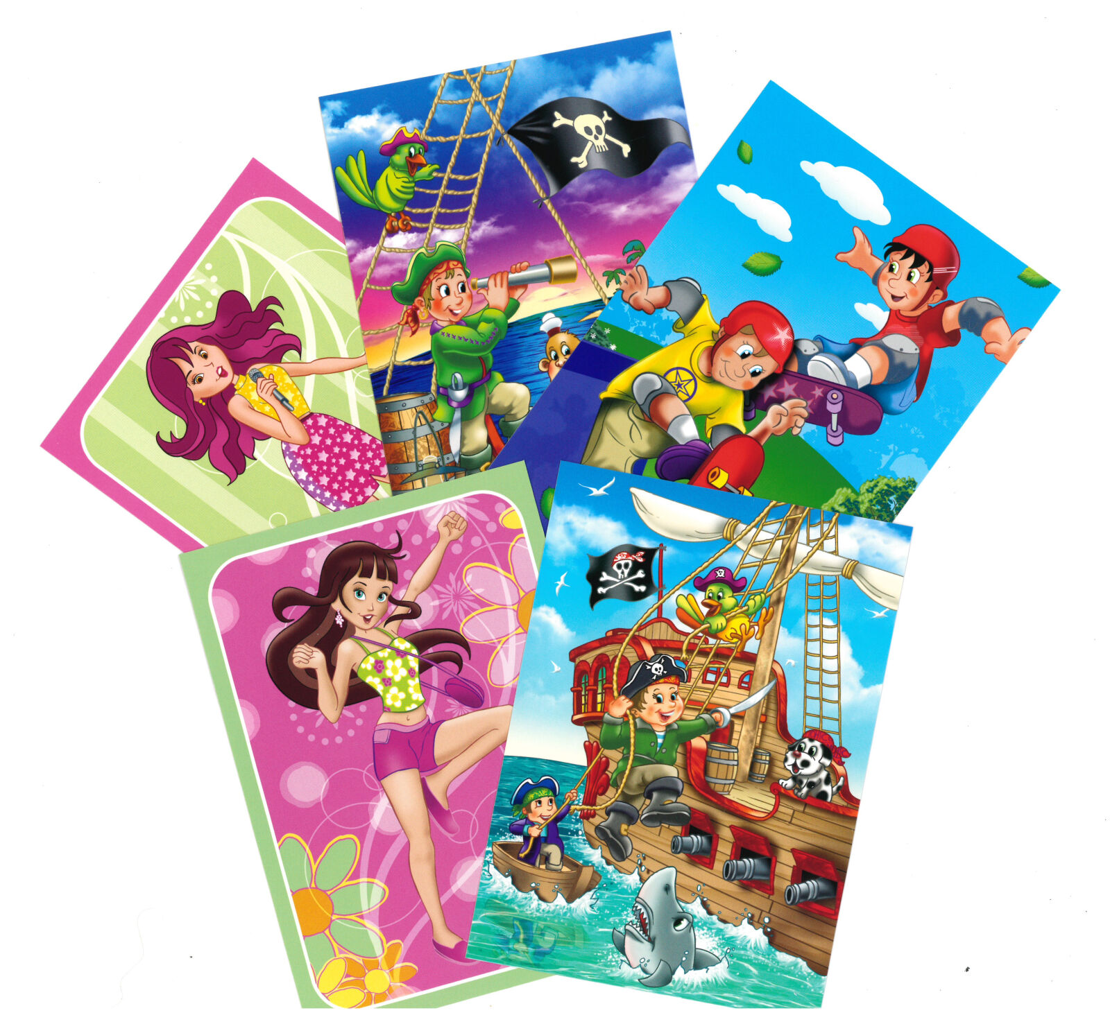 Pohlednice S-326 Dětské mix