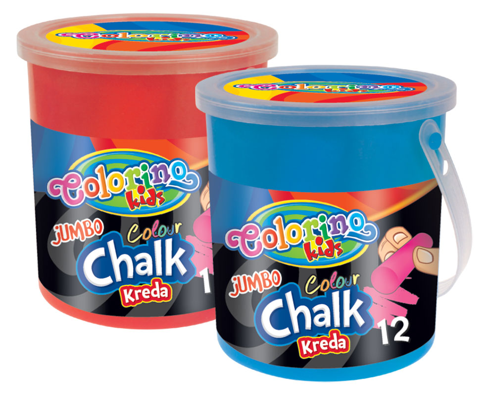 Colorino křída chodníková JUMBO 12 ks