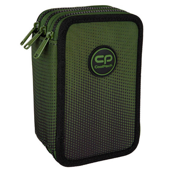 Penál 3 zipy Jumper Gradient Grass - vybavený