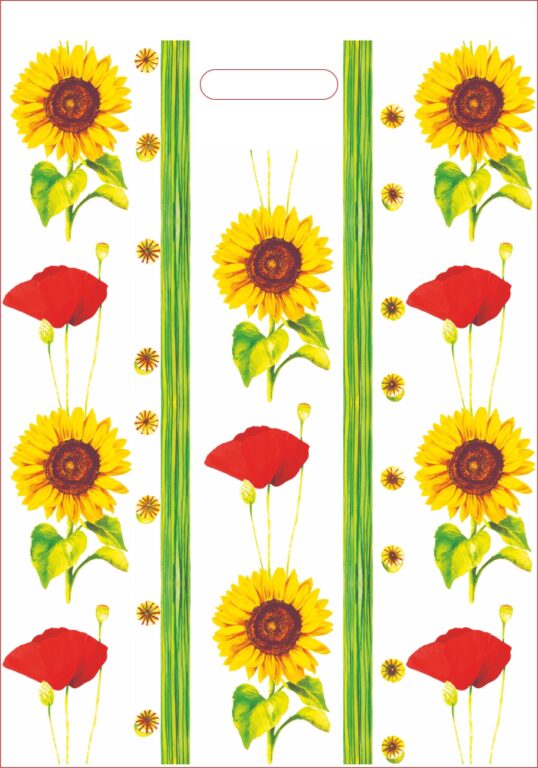 LIKA taška PE 34x50 Vlčí máky/50/