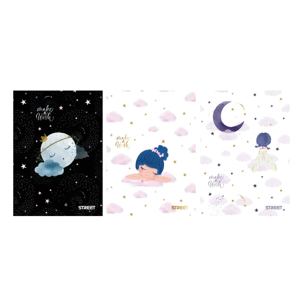 Sešit Black&Gold A4 56l linkovaný