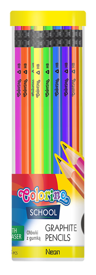 Colorino tužka s gumou Neon /48/