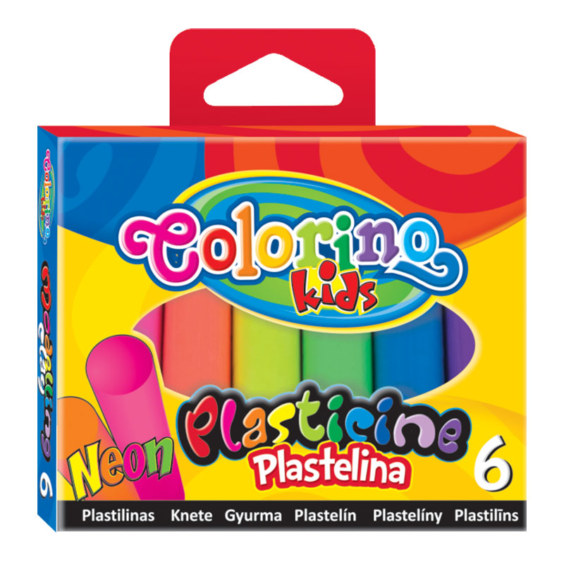 Colorino plastelina 6 barev  NEON