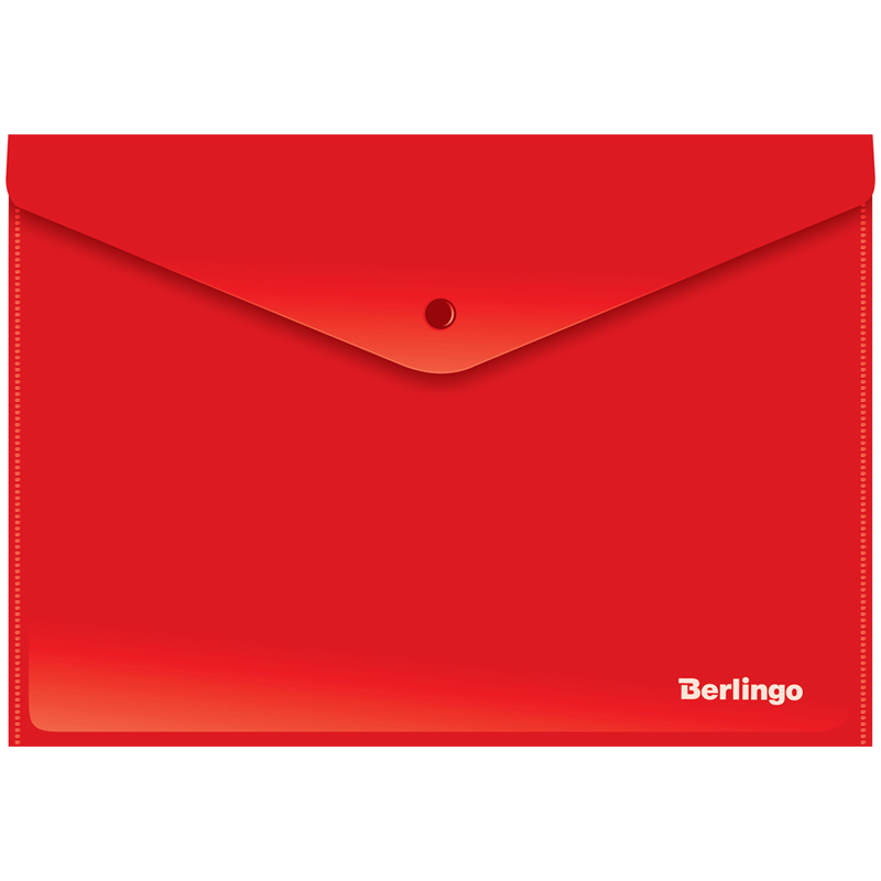 BERLINGO obálka A4 PP druk opal red