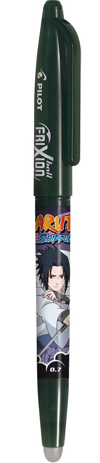 Přepisovatelný roller FriXion s víčkem Naruto - černý