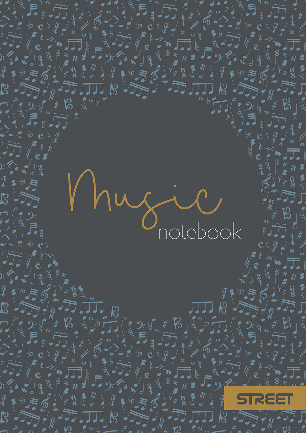 Notový sešit A4 16 listů Music