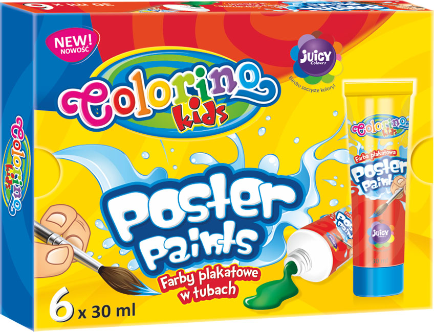 Colorino temperové barvy v tubě 6x30ml