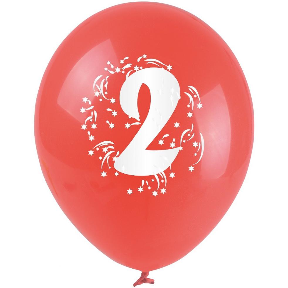 ARPEX balónek potisk "2" 3 ks K7899